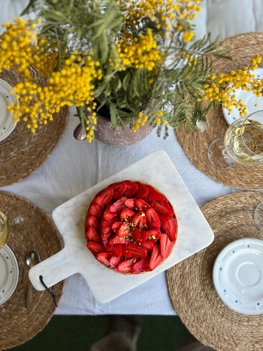 Tarte aux fraises artisanale