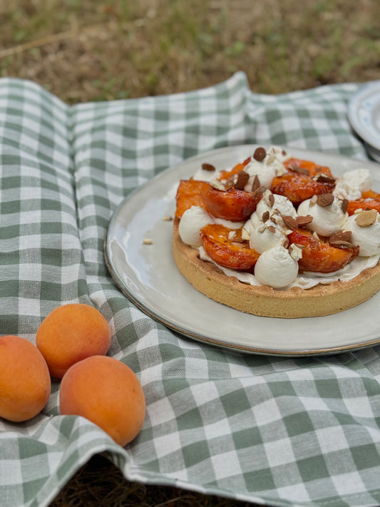 Tarte abricot amande mascarpone