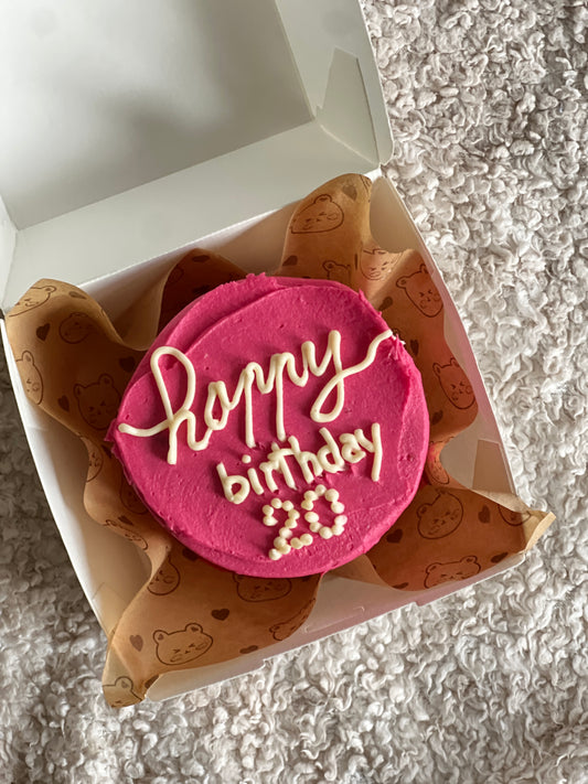 Bento cake minimaliste